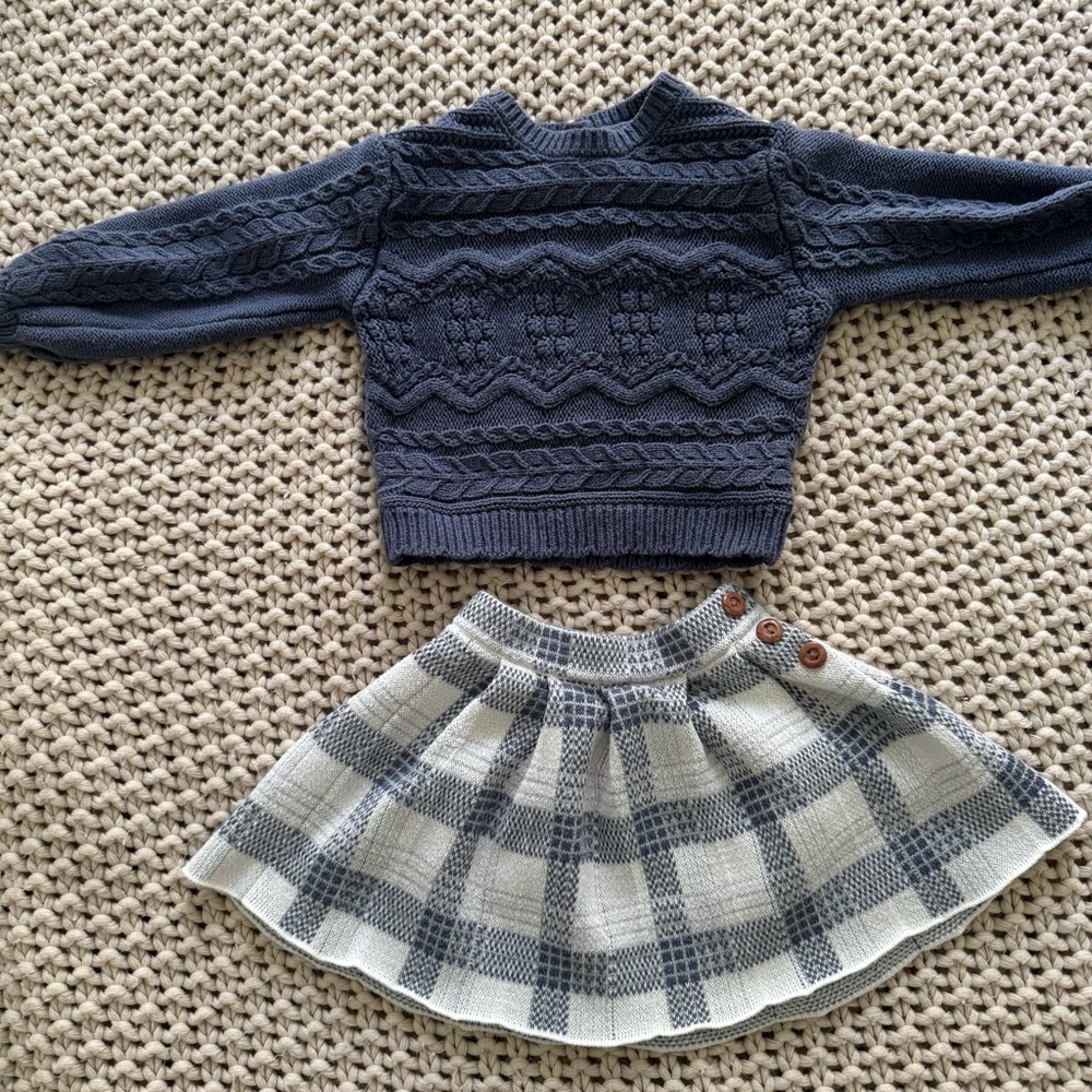 Tommy Bahama Navy Kids Matching Set, 3T